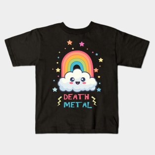 Death Metal Cloud Kids T-Shirt